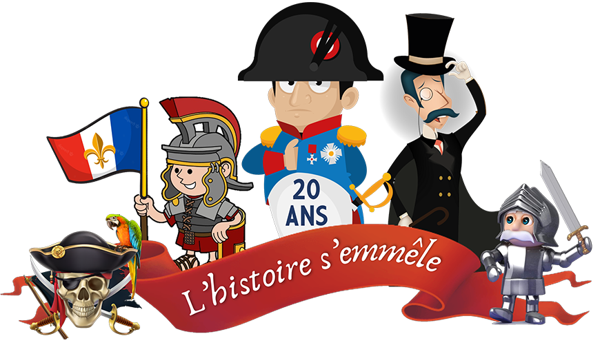 Logo Festival de l'Histoire de France - 20 ans - L'Histoire s'emmêle